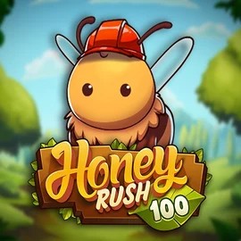 Honey Rush 100 online game logo by Play’n GO on coolzinocasino.net